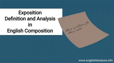 Exposition: Definition and Analysis in English Composition