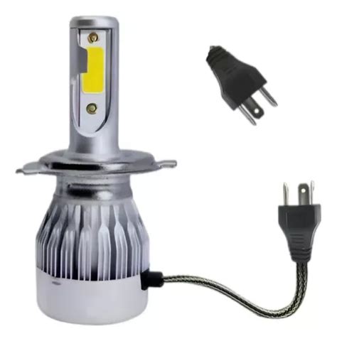 Lampara Cree Led Cob C6 Alta Baja O Aux 12v A H4