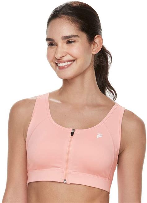 Fila Sport® Zip Front Medium Impact Sports Bra Medium Impact Sports Bra Sports Bra Low