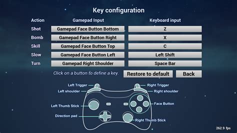 Gamepad Layout On Key Configuration Menu Of My Game R Unrealengine