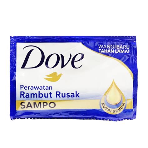 Jual Dove Shampoo Perawatan Rambut Rusak Sachet Ml Shopee Indonesia