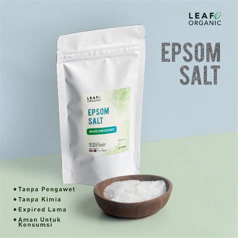 Jual Epsom Salt Leaf Organic Food Grade Garam Inggris Untuk Minum