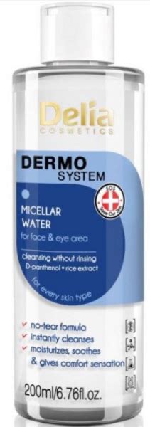 Delia Dermo System Micellar Water For Face Eye Area Source