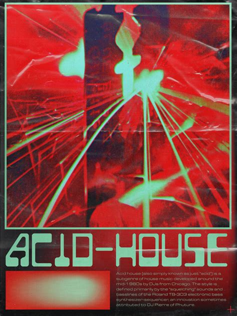 Acid House Poster R Graphic Design