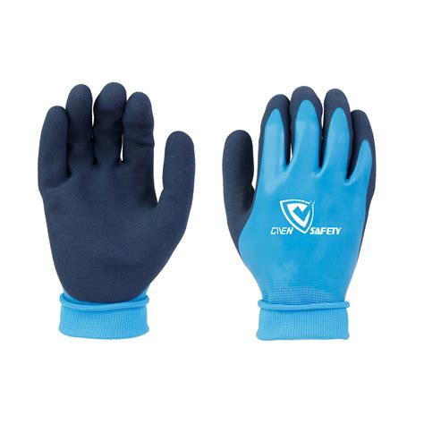 13G latex coated waterproof work gloves - www.givensafety.com