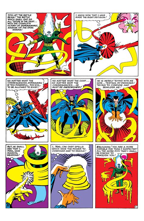 Steve Ditko Stuff Duel With The Dread Dormammu Strange Tales