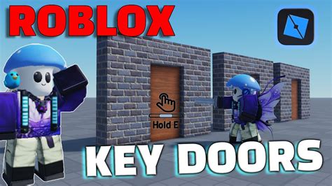 How To Make Unlockable Key Door Like Doors Roblox Studio Youtube