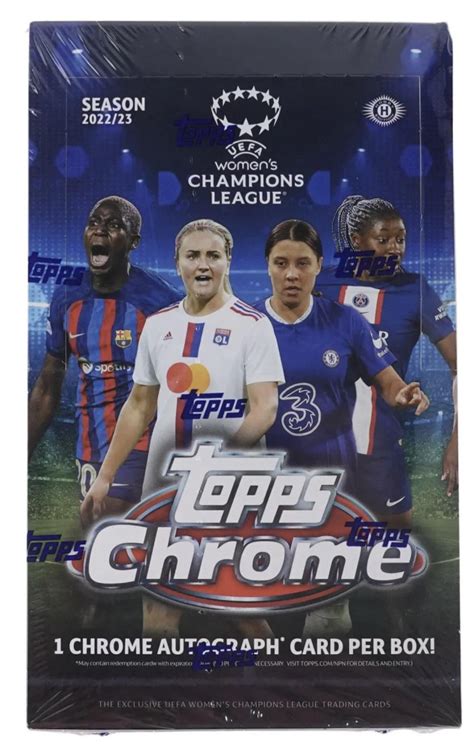 Topps Chrome Uefa Women S Champions League Soccer Hobby Box