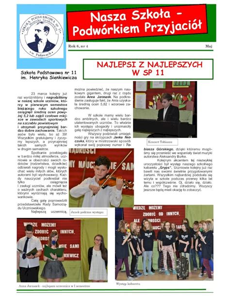 Pdf Najlepsi Z Najlepszych W Sp Pg Net Pulawy Plpg Net Pulawy