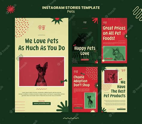 Premium Psd Flat Design Pet Template