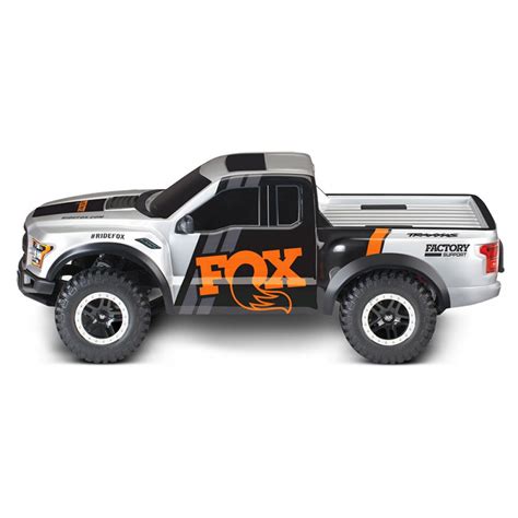 Traxxas 110 Ford F 150 Rtr 2wd Raptor Replica Truck Fox Edition Ep W Usb C Charger 24 Ghz