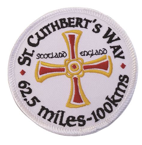 St Cuthbert's Way Embroidered Circular Patch