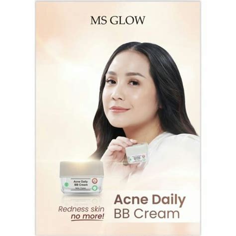 Jual BB CREAM MS GLOW ACNE DAILY BB CREAM ACNE ORIGINAL Shopee