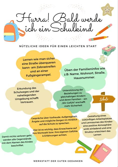 Werkstattdergutengedanken Schulkind Vorschule Kita Erzieher