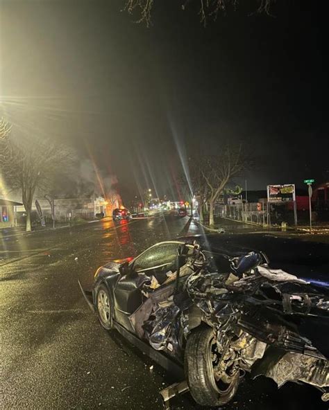 Car Catches Fire In Multi Car Crash Madera Pd Says Cbs47 And Ksee24 News From