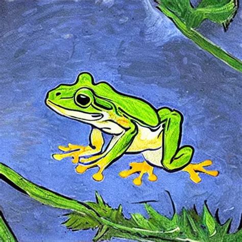 Frog By Van Gogh Stable Diffusion OpenArt