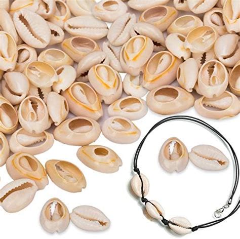 100pcs Natural Spiral Sea Beach Cowrie Shell Beads For DIY Craft