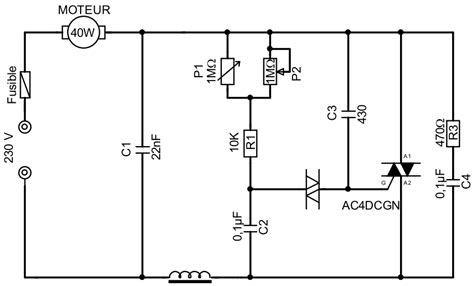 Energie Soucis variateur à triac