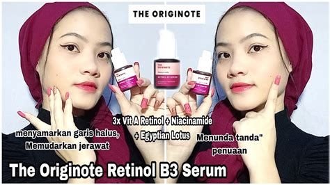 The Originote Retinol B Serum Serum Anti Aging Mencegah Penuaan Dini