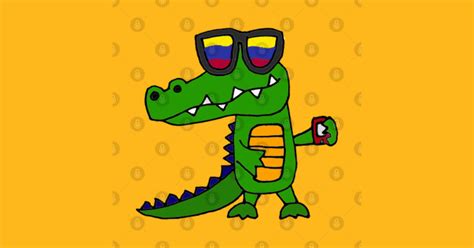 Funny Alligator Wearing Sunglasses - Alligator - Phone Case | TeePublic