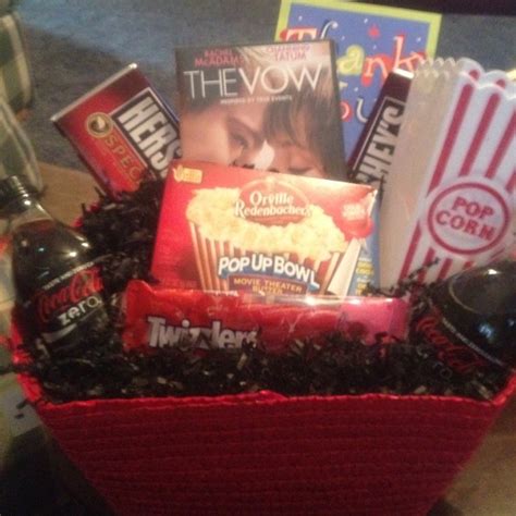 Movie Night Basket Movie Night Basket T Baskets Movies