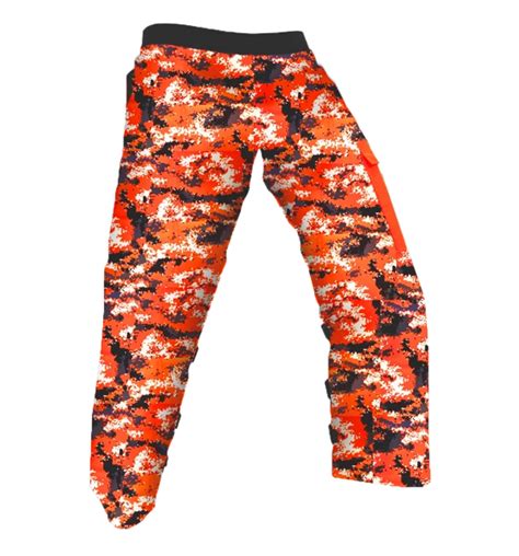 Forester Digital Orange Camo Apron Style Chainsaw Chaps