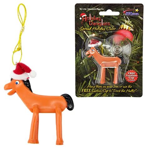 Gumby and Friends Pokey Figural Christmas Tree Ornament