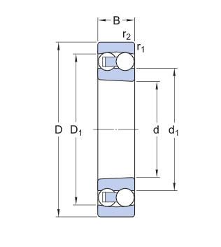 Self Aligning Ball Bearing 1207 Manufacturers Suppliers Wholesaler