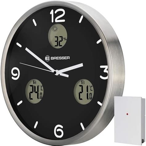 Horloge Murale Radio Pilot E Avec Thermom Tre Et Hygrom Tre Cm De