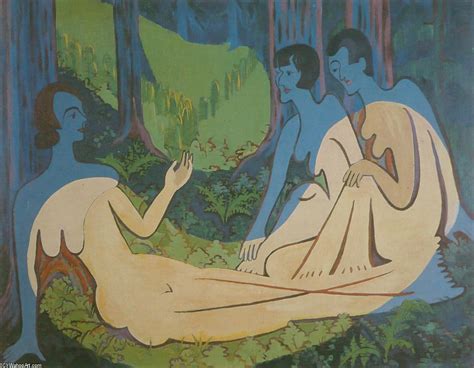 Reproducciones De Arte Del Museo Tres Desnudos En El Bosque 1935 De