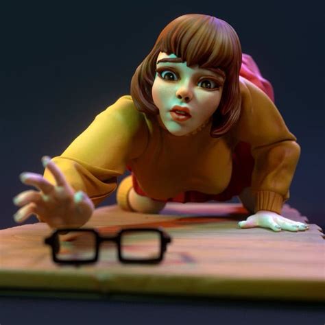 Sexy Velma Stl File For 3d Printing Scooby Doo Stl Files Etsy Canada