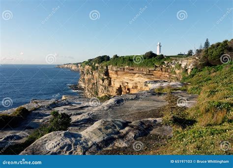 Pacific Ocean Cliffs Australia Stock Image Image Of Headland