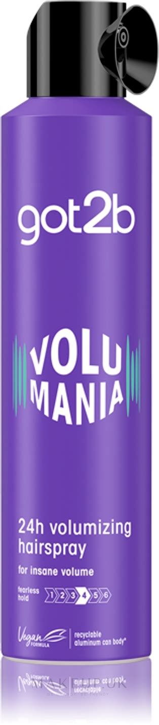 Schwarzkopf Got B Volumania Hair Spray Volume Makeup Uk