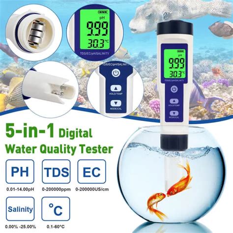 Misuratore Acqua In Tester Valore Ph Digitale Ph Tds Ec Test Acqua