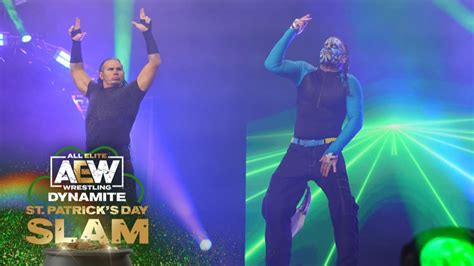 The Hardy S Make Their Aew Tag Team Debut St Patrick S Day Slam