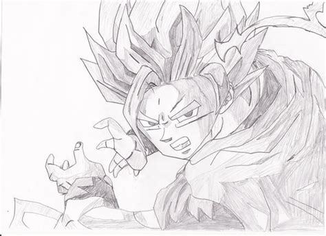 Goku Super Saiyan 2 Drawing - SmashBros2008's Sta.sh