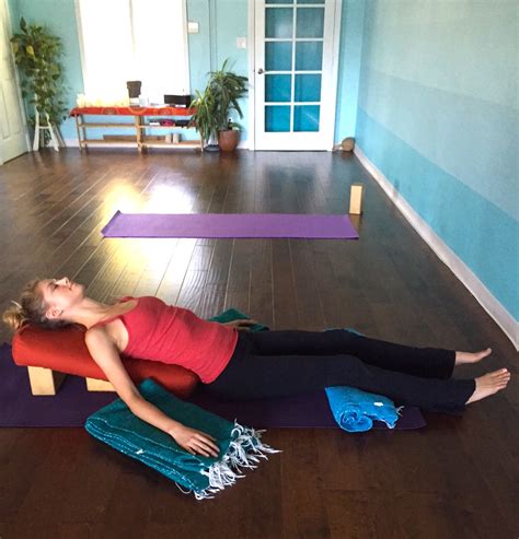 Restorative Yoga For Summer Cooling 30 Min Sequence Peaceful Dumpling