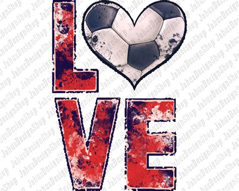 Soccer Love Png Soccer Ball Pngheart Pngretro Soccer Design Png