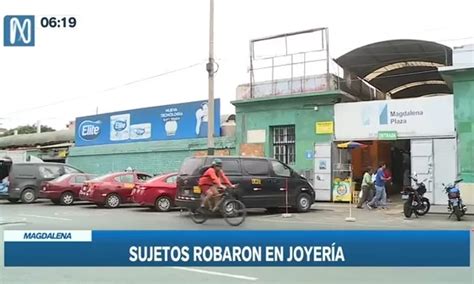 Magdalena Delincuentes robaron en joyería dentro de un mercado Canal N