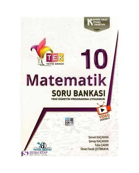 Yayın Denizi Yayınları 10 Sınıf Matematik TEK Serisi Video Çözümlü