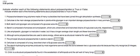 Solved Indicate Whether Each Of The Following Statements Chegg