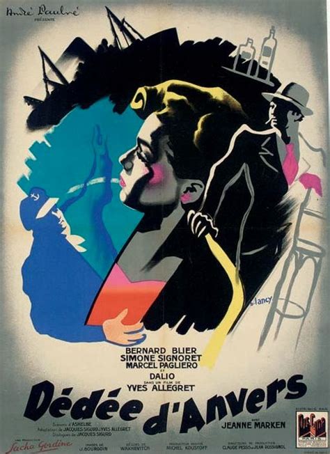 Movie Poster Dédée d Anvers 1947 movie by Yves Allégret with Simone