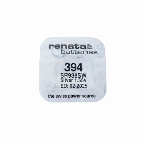 Renata 394 SR936SW Watch Battery 1 55V Renata