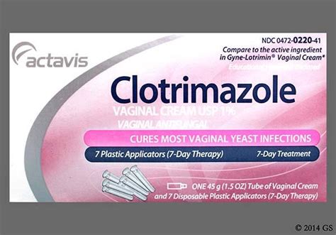 Clotrimazole Vaginal Usp 1 Cream 45 Gm 60 Off