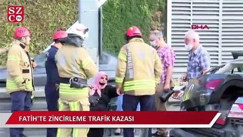 Fatih Te Zincirleme Trafik Kazas Dailymotion Video