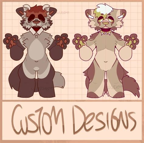 Custom Furry Character Base Designs Etsy