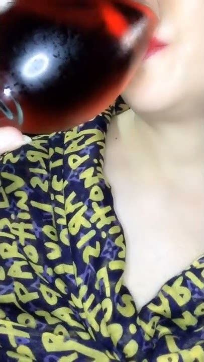 Asmr Drinking Gulping Red Fruit Juice Eating Drink Sounds Show No