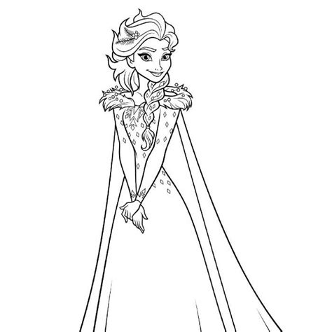 elsa coloring pages  frozen  kids parade