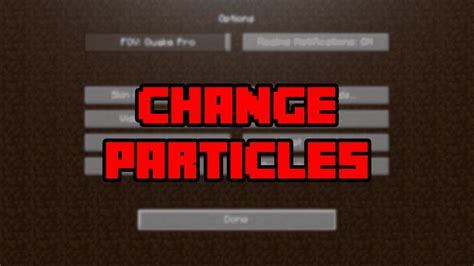 How To Turn Particles On Off In Minecraft How To Enable Disable