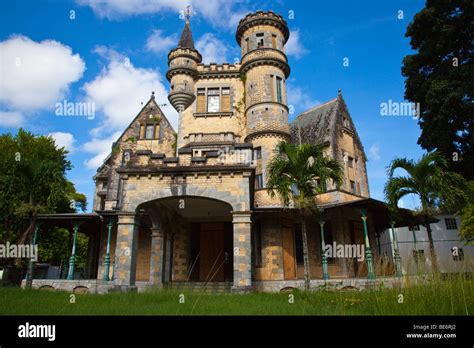 Magnificent Seven Stollmeyer Castle In Port Of Spain Trinidad Stock